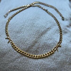 Classic Gold Curb Link Belt